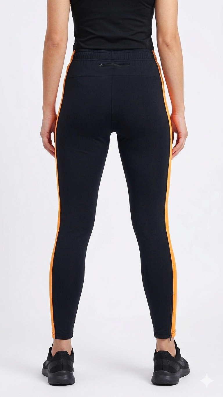 Legging Black Orange